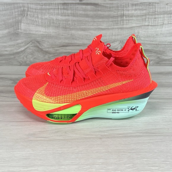 Nike Air Zoom Alphafly NEXT% 3 Bright Crimson Lime Blast FD8311-600 Men Size 8 - Picture 3 of 12